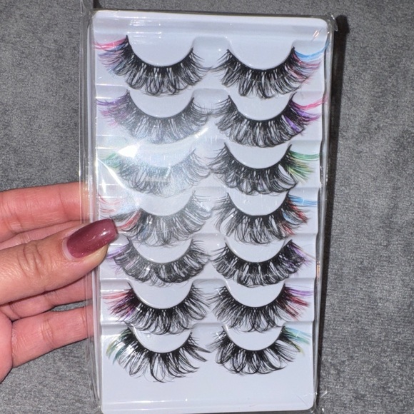 Colorful False Eyelash 7 Pair Set NWT - Picture 7 of 12
